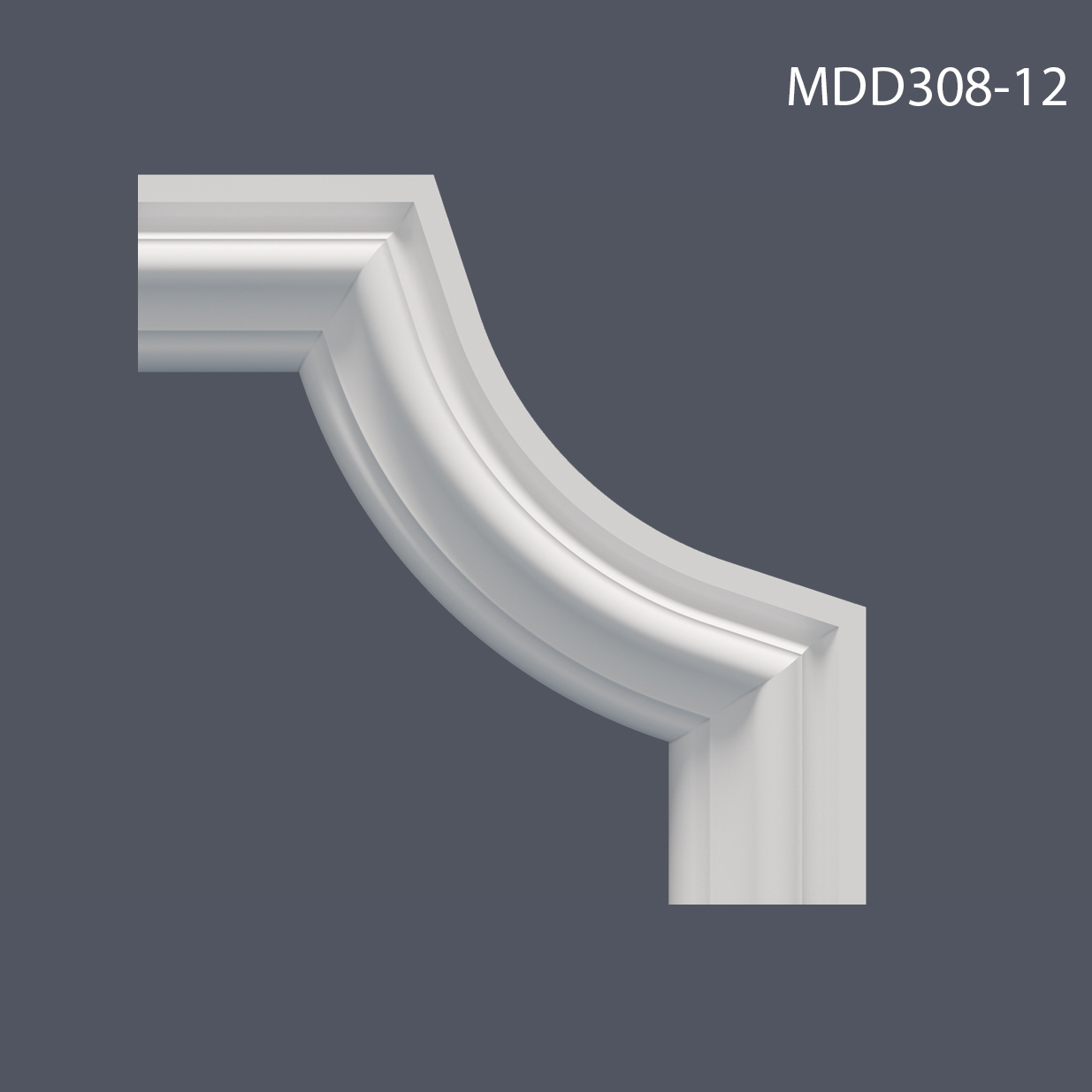 Coltar decorativ MDD308-12 pentru braul MDD308F, 24 X 24 X 6.5 cm, Mardom Decor